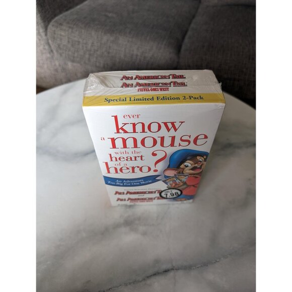 Sealed Vintage Limited Edition An American Tail VHS Double Feature - Picture 3 of 6